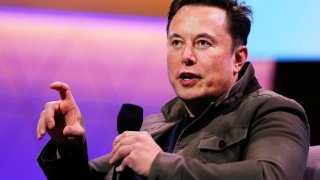 SpaceX owner and Tesla CEO Elon Musk gestures during a conversation at the E3 gaming convention in Los Angeles, June 13, 2019.