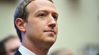 Facebook Chairman and CEO Mark Zuckerberg arrives to testify before the House Financial Services Committee on “An Examination of Facebook and Its Impact on the Financial Services and Housing Sectors” in the Rayburn House Office Building in Washington, DC on October 23, 2019.