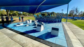 A look at the new Fitness Center at Mountain View Park in Escondido.