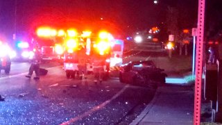 A deadly car crash in Escondido