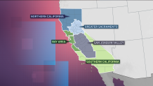 Here's a look at the different state regions Gov. Gavin Newsom outlined in a new stay-at-home order to curb a surging cases in COVID-19.