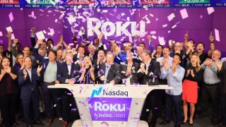 The Roku IPO at the Nasdaq, September 28, 2017.