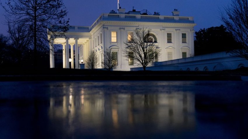The White House, Friday, Jan. 1, 2021, in Washington.
