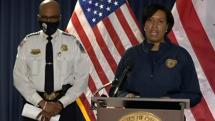 WATCH: Mayor Bowser Urges DC Residents to Stay Home as Riots Escalate at Capitol