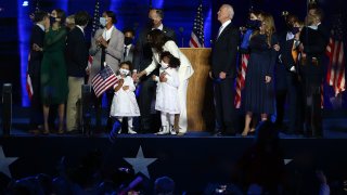 President-Elect Joe Biden And Vice President-Elect Kamala Harris Address The Nation After Election Win