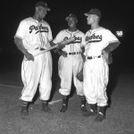 (From left to right) Luke Easter, Artie Wilson and Johnny Ritchey integrated the minor-league San Diego Padres.