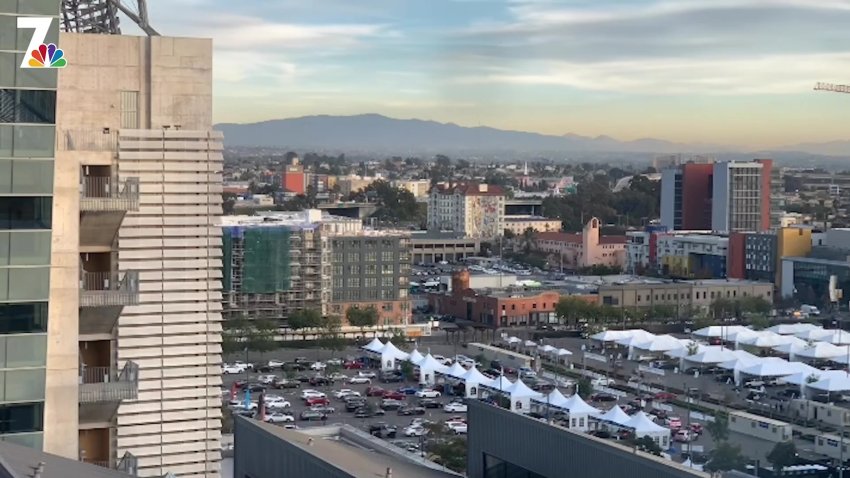 WATCH: Timelapse of Vaccination Super Station Lines