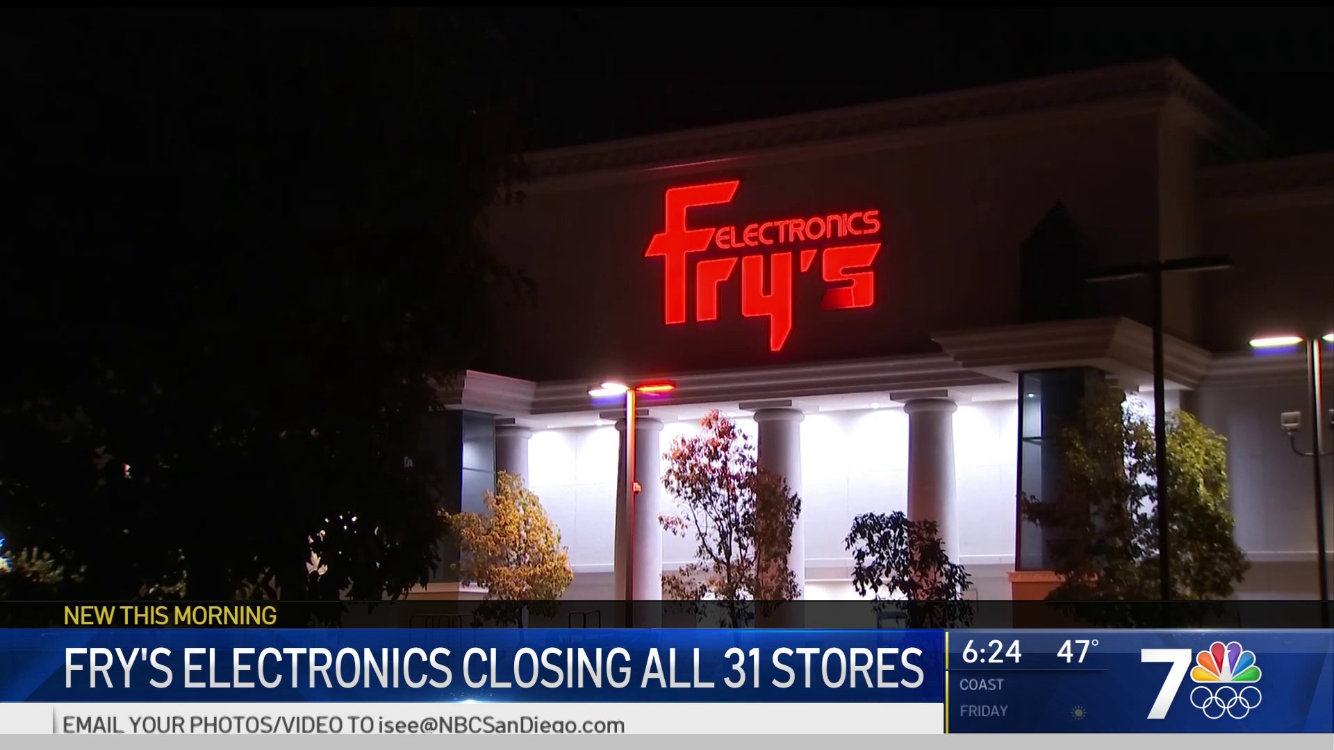 Fry’s Electronics Shutters All Locations, Including San Diego and San