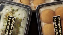 Extraordinary Banana Pudding's pistachio pudding and classic banana puddings.