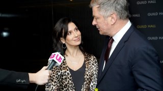 Hilaria Baldwin and Alec Baldwin attend the Guild Hall Academy Of The Arts Achievement Awards 2020 at the Rainbow Room on March 03, 2020 in New York City.