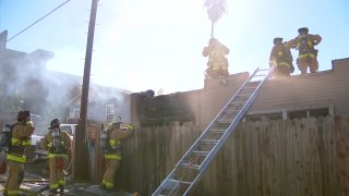 Fire at a home in Golden Hill