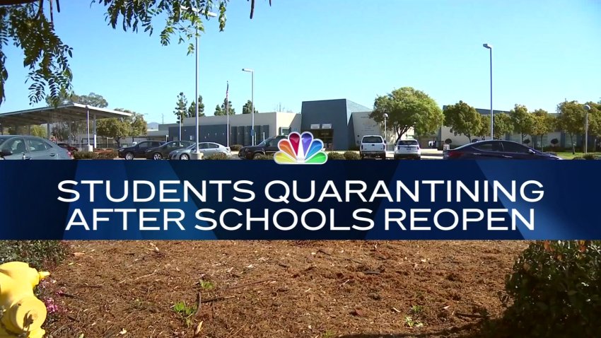 Nightly Check-In: Students Back To Quarantining Right After Schools Reopen