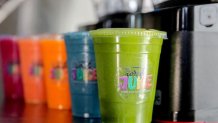 A look at the vibrant and colorful smoothies from The Write Juice.