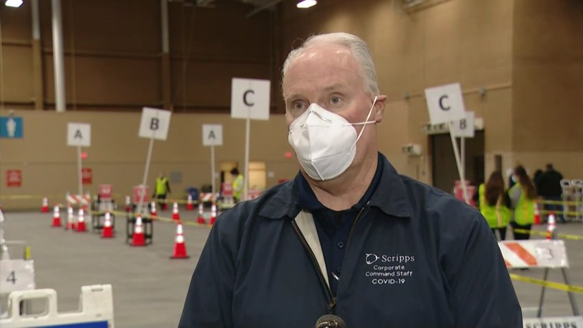 Scripps CEO Details Del Mar Vaccination Super Station