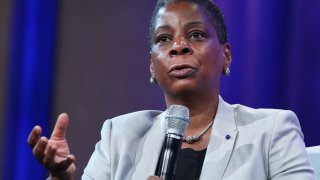Ursula Burns, CEO of Xerox speaking at the 2105 CGI Annual Meeting in New York.