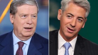 Stanley Druckenmiller (L), and Bill Ackman