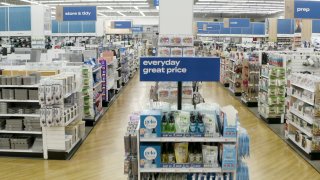 Inside a Bed Bath & Beyond store