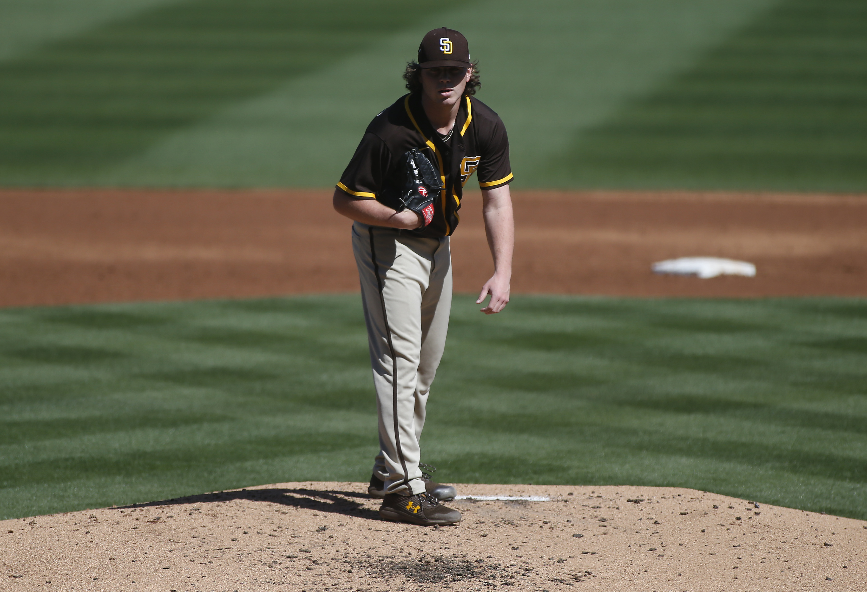 Padres rookie Ryan Weathers, the majors' youngest pitcher, has