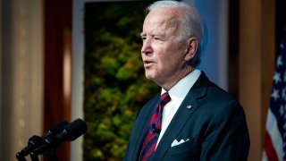 U.S. President Joe Biden delivers remarks during a virtual Leaders Summit on Climate with 40 world leaders at the East Room of the White House April 22, 2021 in Washington, D.C.