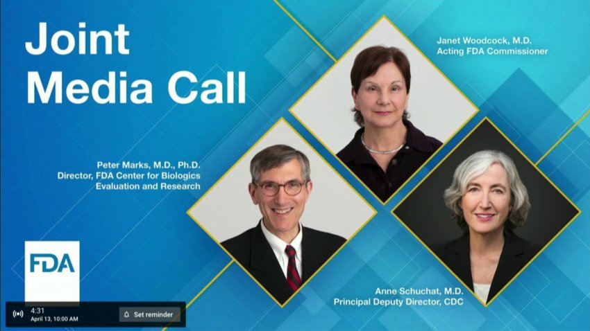 FDA Explains Reason for Caution With Johnson & Johnson Vaccine