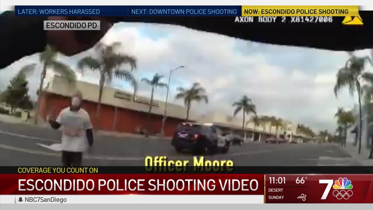 Video Released of Police Shooting in Escondido NBC 7 San Diego