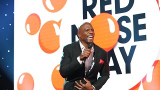 Pictured: Actor Terry Crews, Red Nose Day