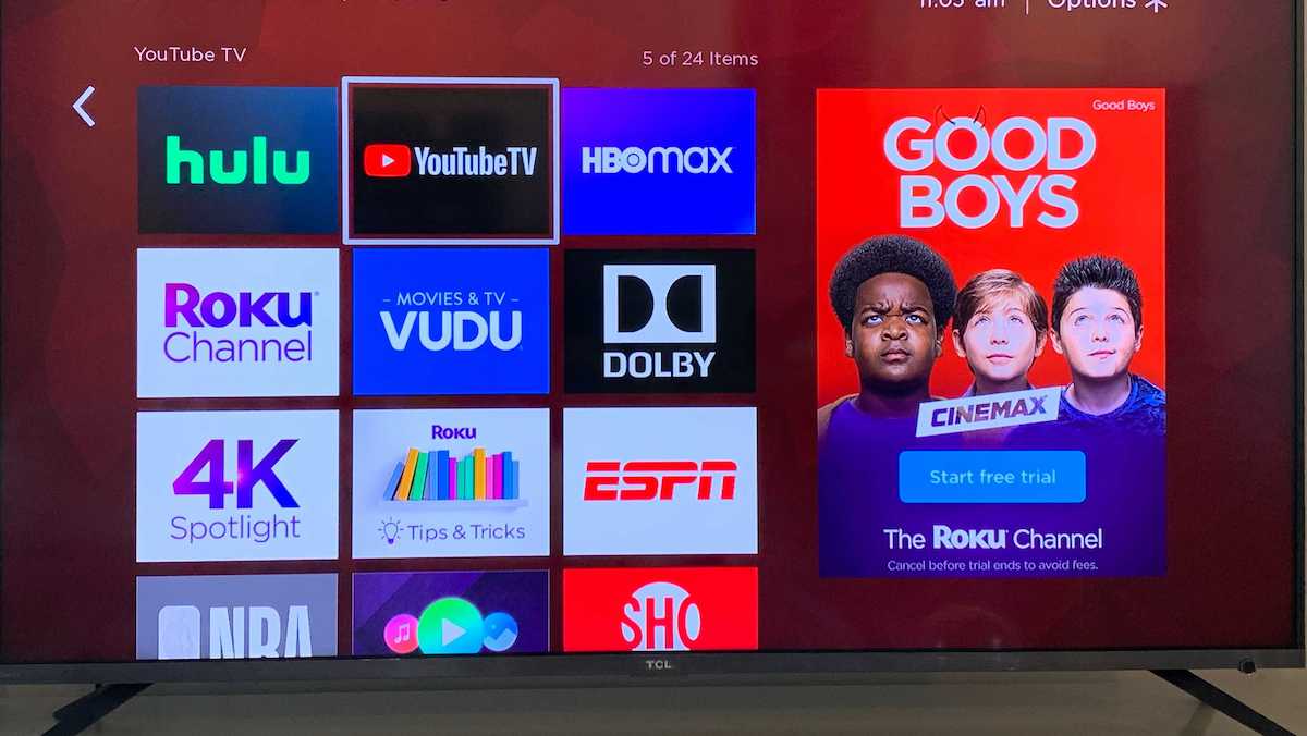 How to put youtube deals on a roku tv