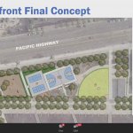 A rendering of what the northeast corner of Waterfront Park could look like by Summer of 2022.