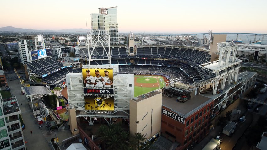 The Padres are back at Petco Park to start the 2021 season. (Photo by Ezra Shaw/Getty Images)