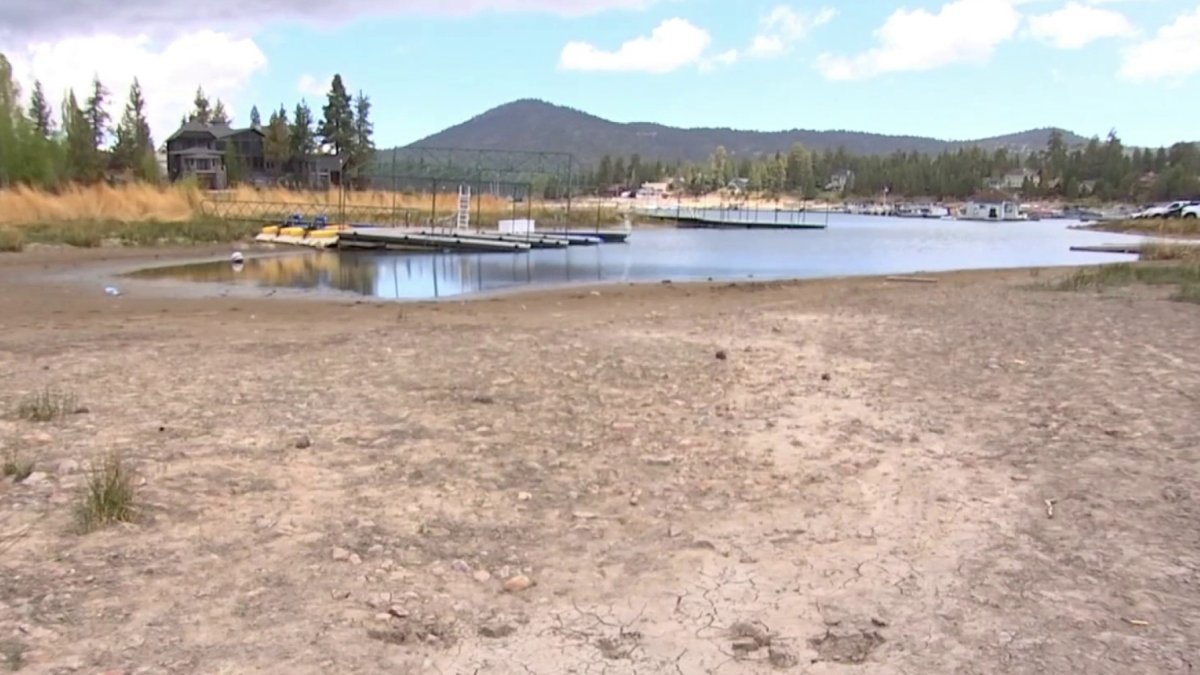 Drought Takes Tool on Big Bear Lake NBC 7 San Diego