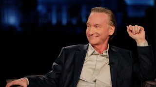 In this file photo, talk show host Bill Maher appears on "Jimmy Kimmel Live!"