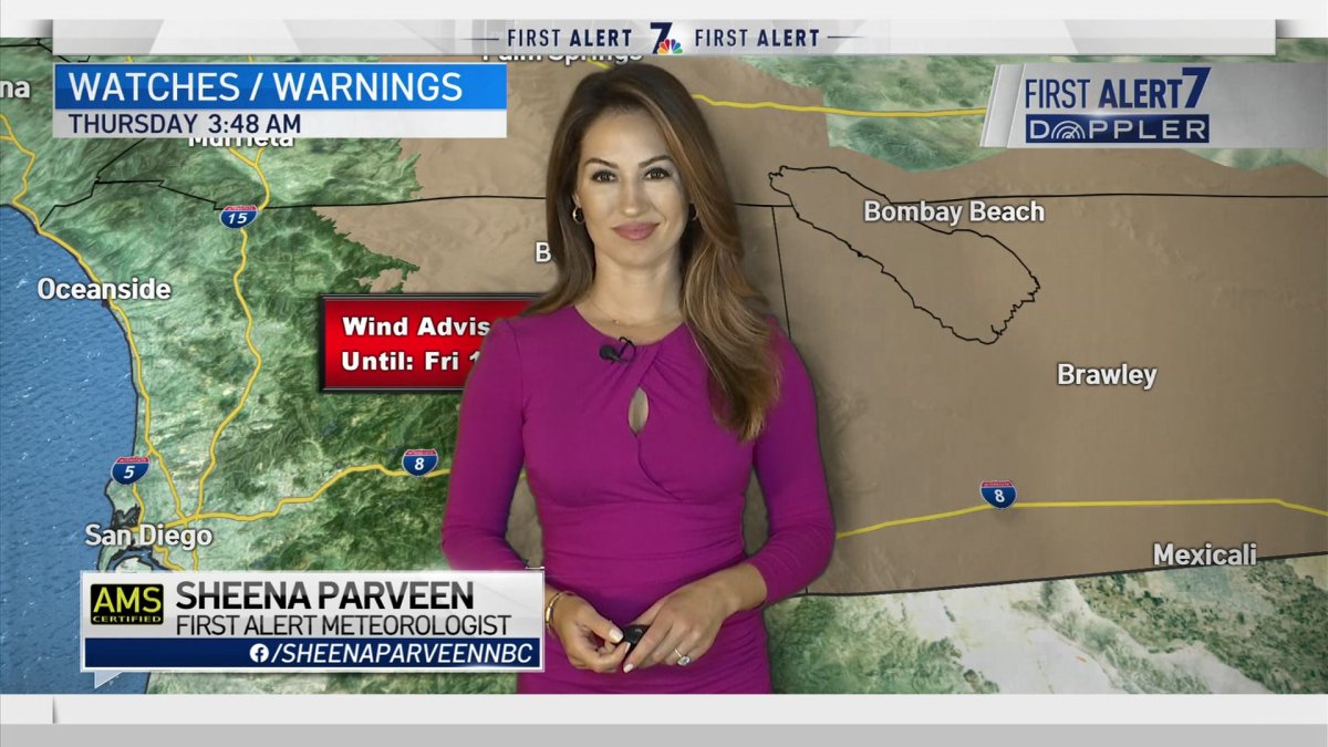 Sheena Parveens Morning Forecast For May 20 2021 Nbc 7 San Diego
