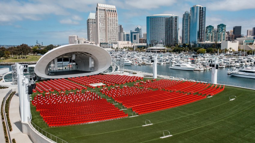 The Rady Shell at Jacobs Park, the San Diego Symphony’s new, permanent bayfront performance venue.