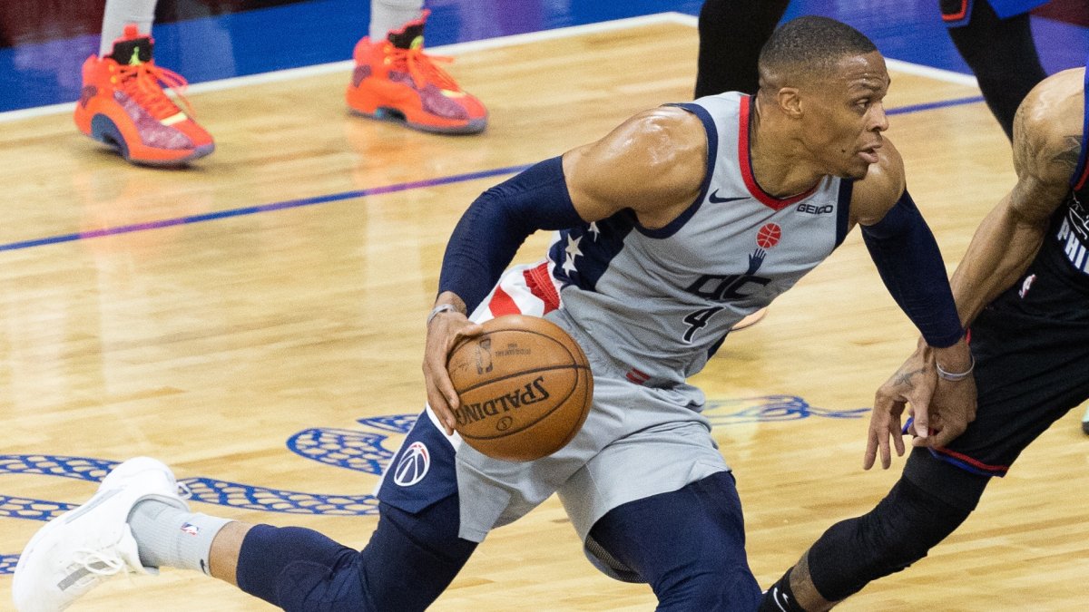 Philadelphia Fan Throws Popcorn at Russell Westbrook as He Exits Game
