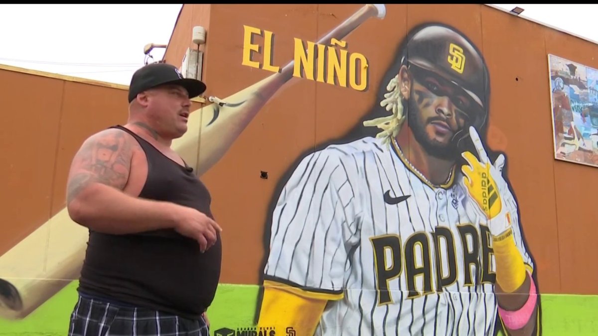 San Diego Padres: Joe Musgrove Mural at Grossmont High School – NBC 7 San  Diego