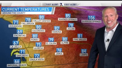 Brian James First Alert Weather Report For June 12 21 Nbc 7 San Diego
