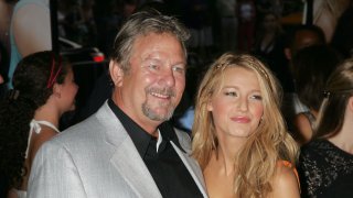Actors Ernie Lively and Blake Lively attend the premiere of "The Sisterhood of the Traveling Pants 2"