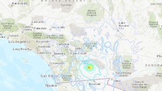 Map of Earthquake in Calipatria, CA