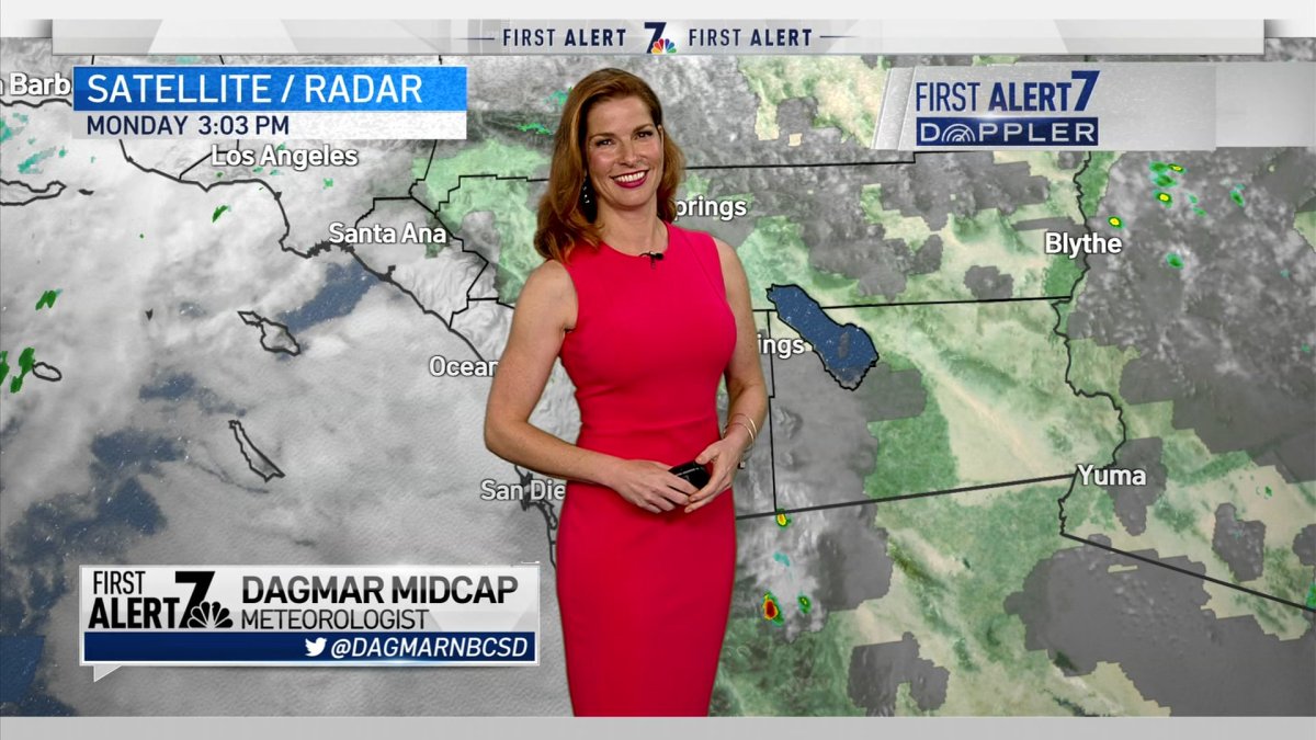 Dagmar Midcap’s Evening Forecast For July 26 2021 Nbc 7 San Diego