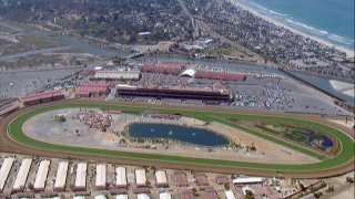 An eagle-eye view of the Del Mar Racetrack, courtesy of SkyRanger 7.