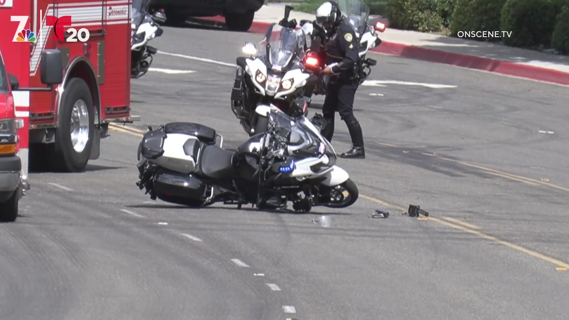 Driver Reverses Into San Diego Police Motorcycle, Flees – NBC 7 San Diego