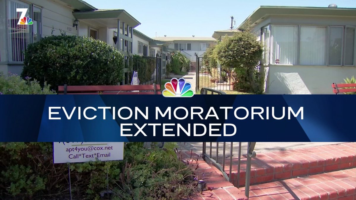 Nightly CheckIn Eviction Moratorium Extended For Renters NBC 7 San