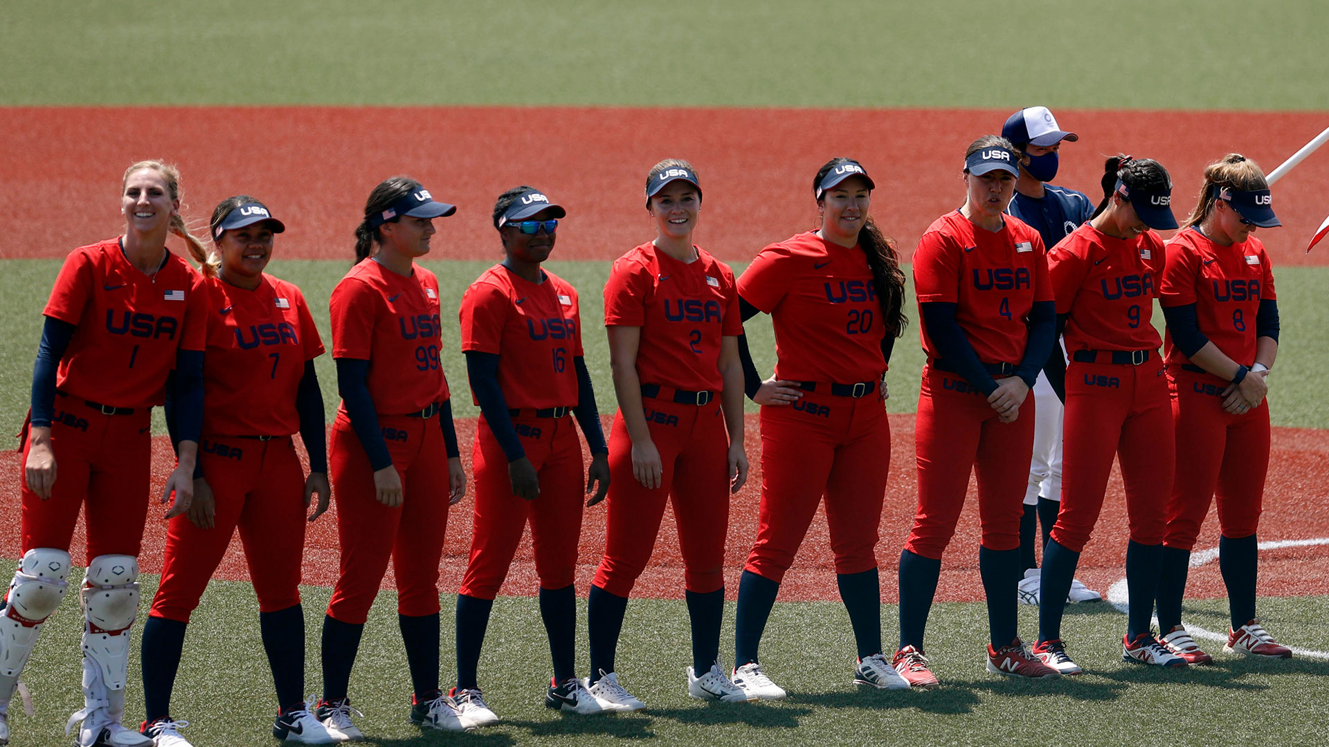 Team Usa Softball Defeats Italy In Their Opening Game Nbc 7 San Diego