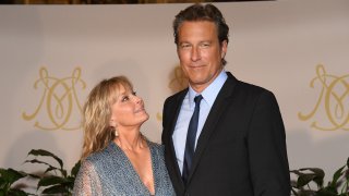 Bo Derek and John Corbett