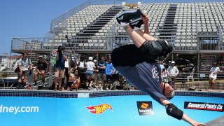 Tony Hawk at Bondi Beach on Feb. 15, 2018, in Sydney, Australia.