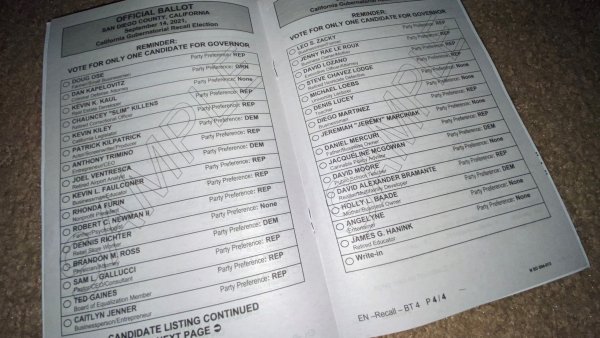 San Diegans Can Now Vote Early In California S Recall Election Against Gov Gavin Newsom Nbc 7 San Diego