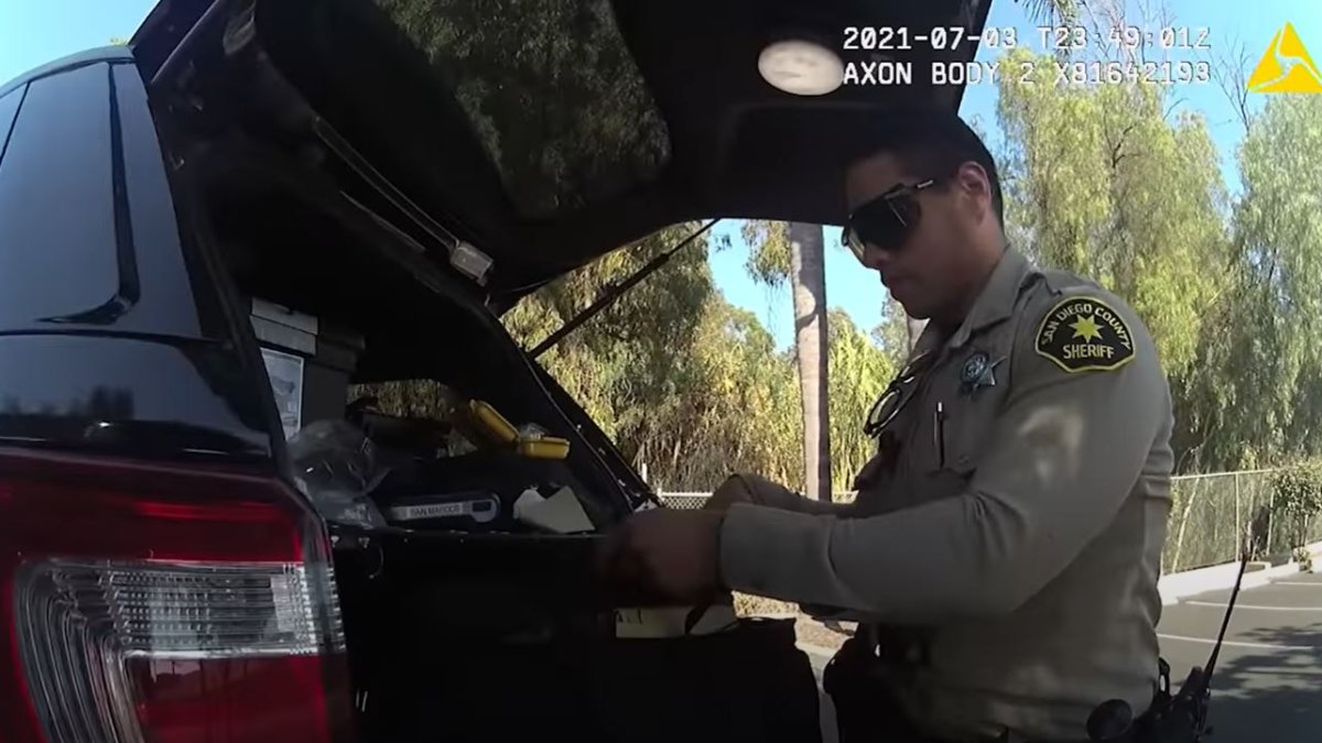 Sdso Releases Body Cam Footage Of Officer Exposed To Fentanyl To Raise