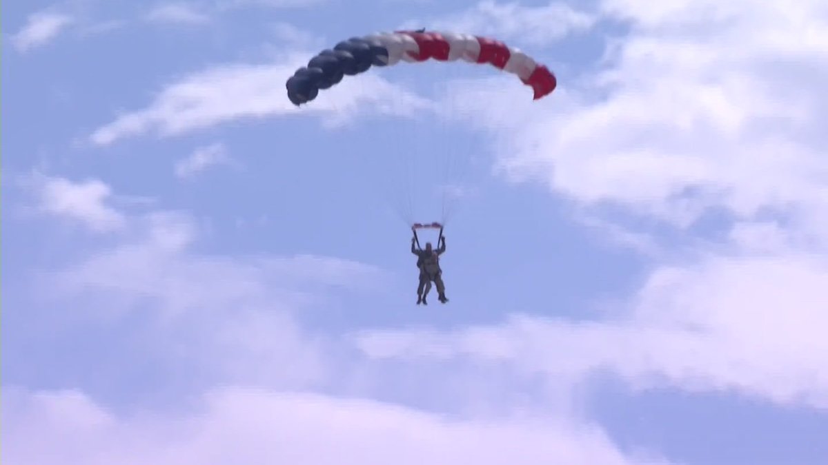 San Diego World War II Vet Jumps Out of Plane to Celebrate ...