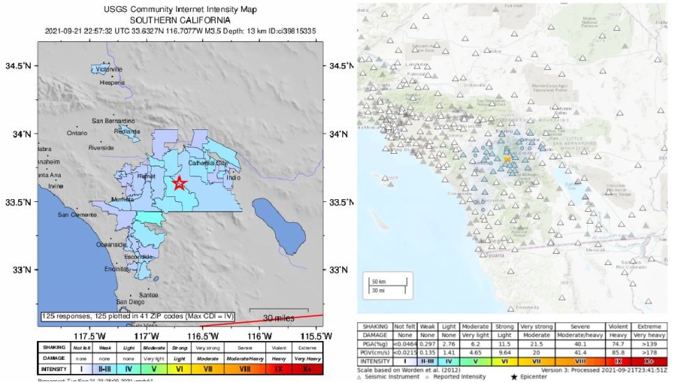 Series of Earthquakes in Riverside County Felt in San Diego NBC 7 San