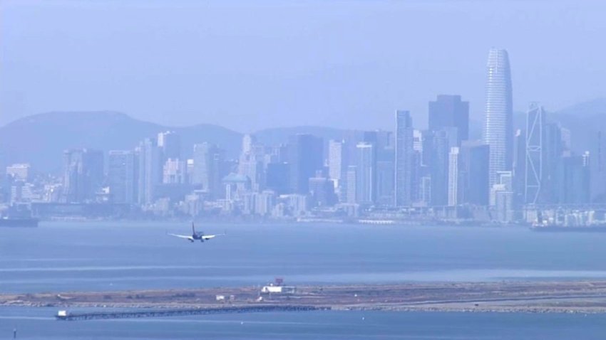 Smog in the Bay Area.